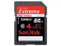 SanDisk Extreme HD Video SDHC Class10(4GB)
