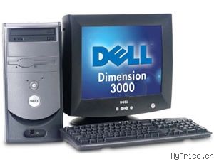 DELL Dimension 3000 (P42.8GHz/512MB/DVD/17&quot;CRT)