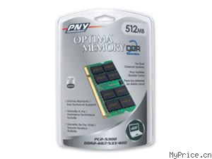 PNY 512MBPC-3200/DDR400