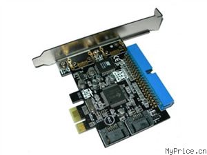 MOGE PCI-E(x1) eSATA PATA MC267