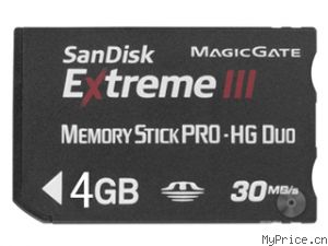SanDisk Extreme III Memory Stick Pro Duo(4G)