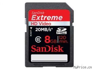 SanDisk Extreme HD Video SDHC Class6 (8G)