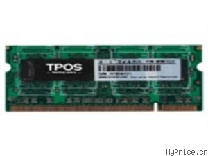 TPOS 256MBPC2-5300/DDR2 667/200Pin(6RN0256)