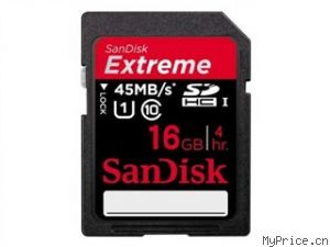 SanDisk Extreme SDHC UHS-1 Class10(16G)