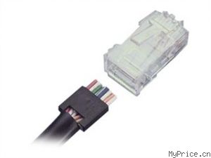  RJ45²ͷ(6λ, 3, Ӳ, 26-24AWG...