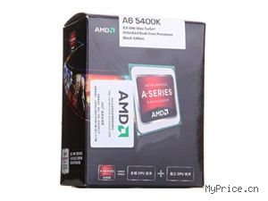 AMD APUϵ˫ A6-5400K װCPUSocket FM2/3.6GHz/1M/HD 7540D/65W