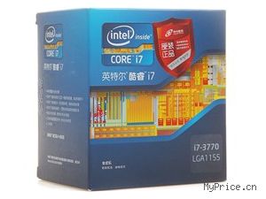 Intel ĺi7-3770 װCPULGA1155/3.4GHz/8M/77W/22ף