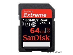 SanDisk SDXC ٴ洢 64G-Class10-80MB/S